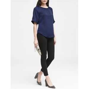 Banana Republic Deep Sea Blue Top